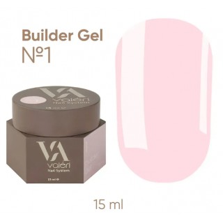 Гель для нарощування нігтів Valeri Builder Gel №01 15 мл