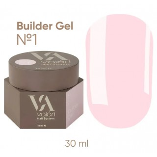 Гель для нарощування нігтів Valeri Builder Gel №01 30 мл