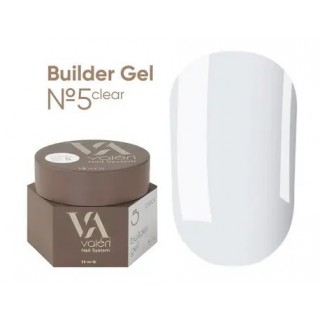 Гель моделюючий Valeri Builder Gel № 05 Clear 15 мл