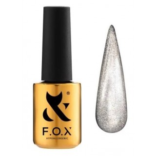 База для гель-лаку F.O.X SHOT Base Cat Eye 004 срібло 7 мл