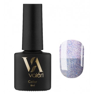 Гель-лак Valeri Flash 03 Сріблясто-блакитний, світловідбивний 6 мл