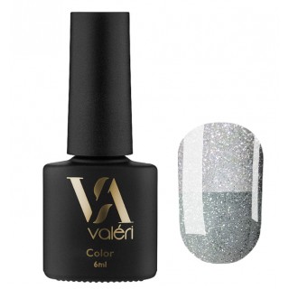 Гель-лак Valeri Flash 06 Холодний сріблястий, світловідбивний 6 мл