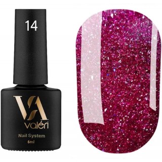 Гель-лак Valeri Flash №14 рожева фуксія 6 мл
