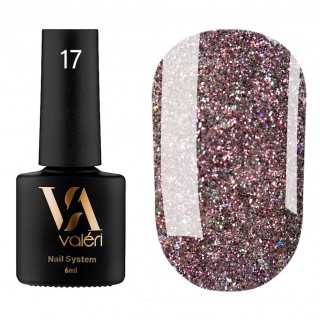 Гель-лак Valeri Flash №17 червоно-цегляний 6 мл