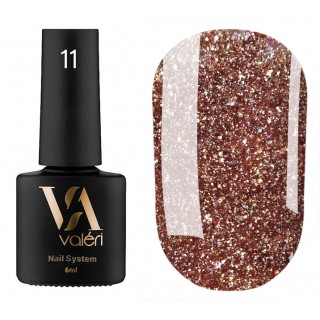 Гель-лак Valeri Flash №11 бежевый персик 6 мл