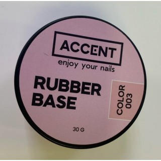 База камуфлювальна для нігтів Accent Color Rubber Base 003 30 мл