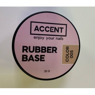 База камуфлювальна для нігтів Accent Color Rubber Base 005  30 мл