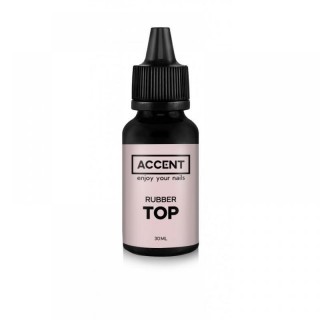 Топ каучуковий Accent Rubber top coat 30 мл