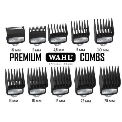 Набір насадок Premium Wahl 10 шт.