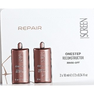Змивний бальзам-реконструктор Screen Repair Onestep Reconstructor Rinse-off 2х10 мл (за 1 пару)