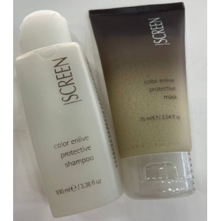 Подарунковий мінінабір Screen Color Enlive Protective (Маска 75 мл + Шампунь 100 мл)