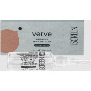 Ампули для профілактики випадіння волосся Screen Purest Verve Energizing Veg Scalp Lotion 6x7 мл