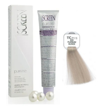 Крем-фарба без аміаку Screen Purease Color Cream 11C (11.1) 100 мл Крем-фарба без аміаку Screen Purease Color Cream 11C (11.1) 100 мл