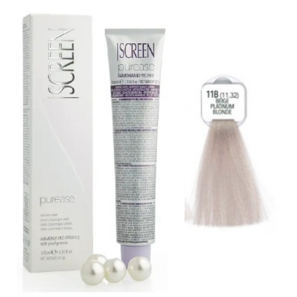 Крем-фарба без аміаку Screen Purease Color Cream 11B (11.32) 100 мл Крем-фарба без аміаку Screen Purease Color Cream 11B (11.32) 100 мл