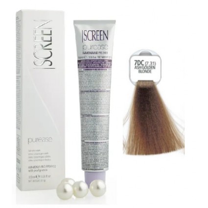 Крем-фарба без аміаку Screen Purease Color Cream 7DC (7.31) 100 мл