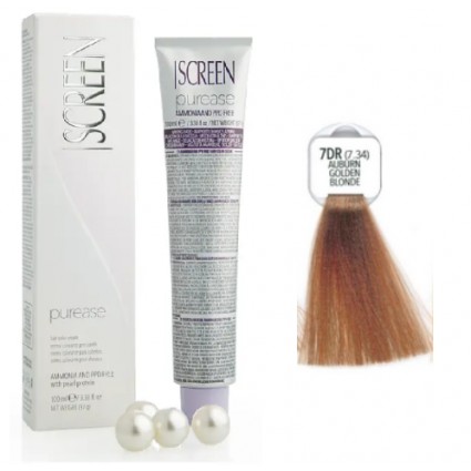 Крем-фарба без аміаку Screen Purease Color Cream 7DR (7.34) 100 мл Крем-фарба без аміаку Screen Purease Color Cream 7DR (7.34) 100 мл