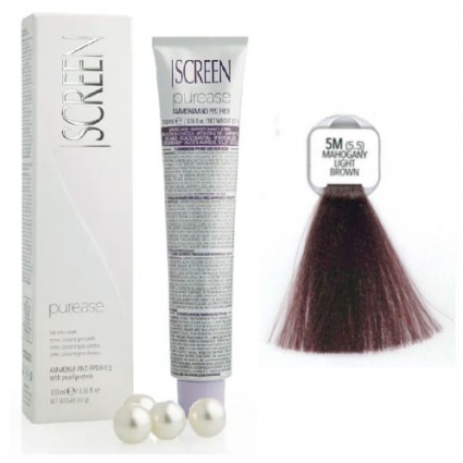 Крем-фарба без аміаку Screen Purease Color Cream 5M (5.5) 100 мл Крем-фарба без аміаку Screen Purease Color Cream 5M (5.5) 100 мл