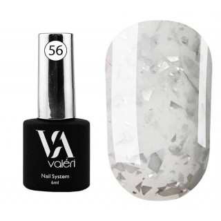 База для гель-лаку Vaлерi base Potal 056 Молочно-сірий зі сріблястою стелею 6 мл