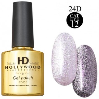 Гель-лак HD Hollywood Котяче око Cat Eye 24D No012 8 мл