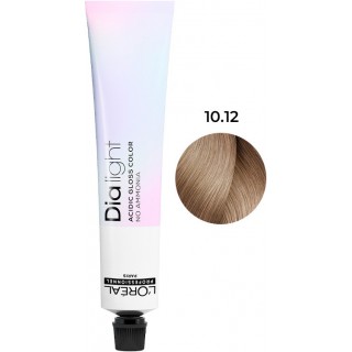 Безаміачний напівперманентний барвник L'Oreal Professionnel Dia Light 10.12 Попелястий перламутровий 50 мл
