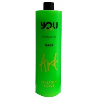 Маска для пошкодженого волосся You Look Professional ART Collagen Active Mask 1000 мл
