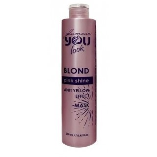 Маска для нейтралізації жовто-помаранчевих відтінків You look Professional Blond Pink Shine Anti Yellow Effect Mask 250 мл