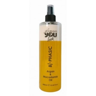 Двофазний спрей-кондиціонер You Look Professional Glamour Bi-Phasic Argan & Macadamia Oil 400 мл