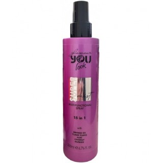 Багатофункціональний спрей для волосся 15 в 1 You Look Glamour Super Mist Multifunctional Spray 200 мл