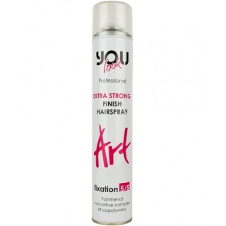 Лак для екстрасильної фіксації You Look Art Extra Strong Finish Hairspray 500 мл