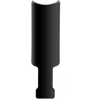 Лопатка для фарбування з зубцями Tico Professional М чорна