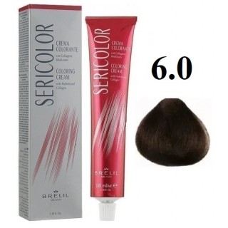 6.0 Brelil Sericolor Coloring Cream Фарба для волосся 100 мл