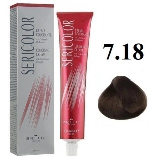 7.18 Brelil Sericolor Coloring Cream Фарба для волосся 100 мл