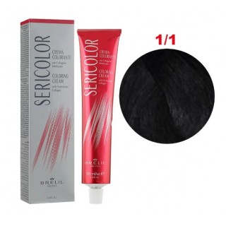 Фарба для волосся Brelil Sericolor Coloring Cream 1.1 100 мл