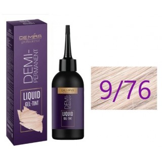 Деміперманентний рідкий гель-тінт для волосся Demira Demi-Permanent Liquid Gel-Tint 9/76 120 мл