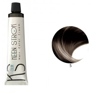 Крем-краска для волос Keen Strok Hair Color Cream 5 (світло-коричневий) 100 мл