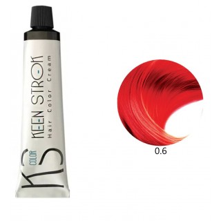 Крем-фарба для волосся Keen Strok Hair Color Cream 0.6 (червоний мікстон) 100 мл