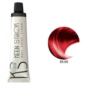 Крем-фарба для волосся Keen Strok Hair Color Cream 66.66 (насичений червоний) 100 мл