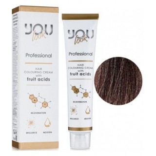 Стійка фарба для волосся You Look Professional 60 мл 4 Шатен