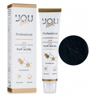 Стійка фарба для волосся You Look Professional 60 мл 1.10 Синьо-чорний