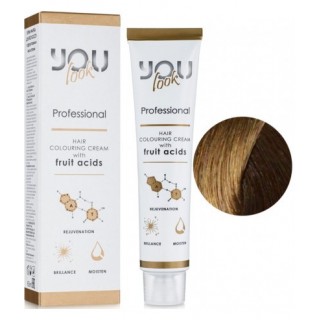 Стійка фарба для волосся You Look Professional 60 мл 4.3 Шатен золотистий