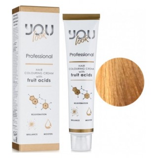 Стійка фарба для волосся You Look Professional 60 мл 10.008 Екстрасвітлий блондин натурально-бежевий