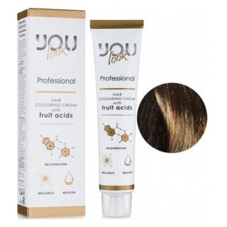 Стійка фарба для волосся You Look Professional 60 мл 4.7 Шатен матовий