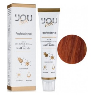 Стійка фарба для волосся You Look Professional 60 мл 7.44 Блондин глибокий мідний