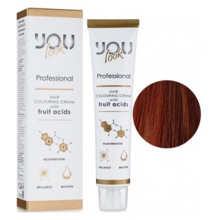 Стійка фарба для волосся You Look Professional 60 мл 7.43 Блондин мідно-золотистий