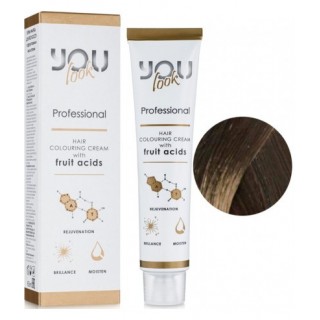 Стійка фарба для волосся You Look Professional 60 мл 4M Матовий шатен