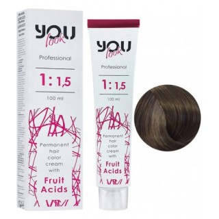 Фарба для волосся You Look Professional 100 мл 6.71 Темний блондин коричневий попелястий