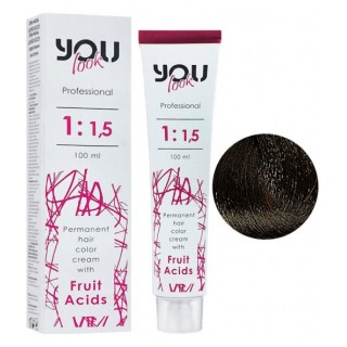 Фарба для волосся You Look Professional 100 мл 5.71 Світлий шатен коричневий попелястий