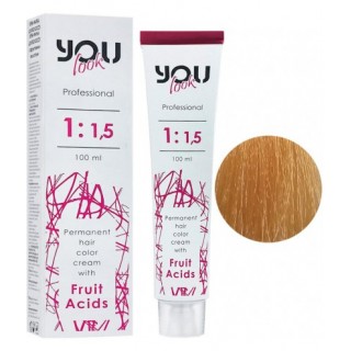 Фарба для волосся You Look Professional 100 мл 10.34 Екстрасвітлий блондин золотисто-мідний