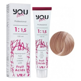 Фарба для волосся You Look Professional 100 мл 10.5 Екстрасвітлий блондин махагоновий