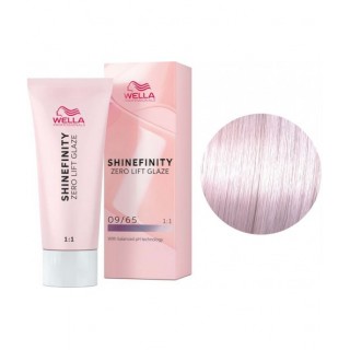 Фарба для волосся Wella Shinefinity 09/65 дуже світлий блондин фіолетовий махагон 60 мл